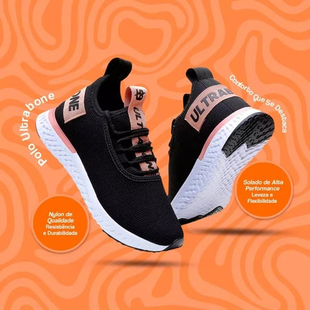 Tenis Feminino Para Caminhada De Academia Polo Ultrabone Esportivo