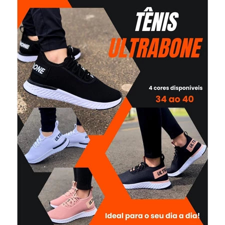 Tenis Feminino Para Caminhada De Academia Polo Ultrabone Esportivo