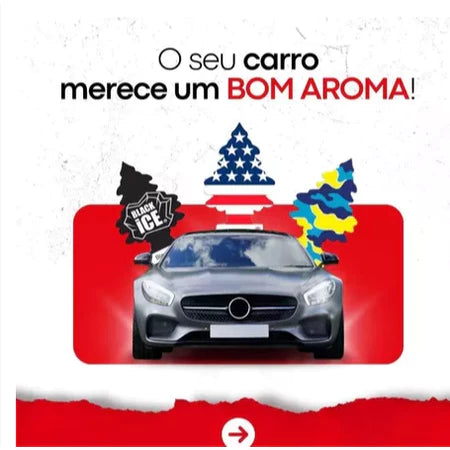 Kit 5 Cheirinho Aromatizante Para Carro Novo Cheiroso Sortidos