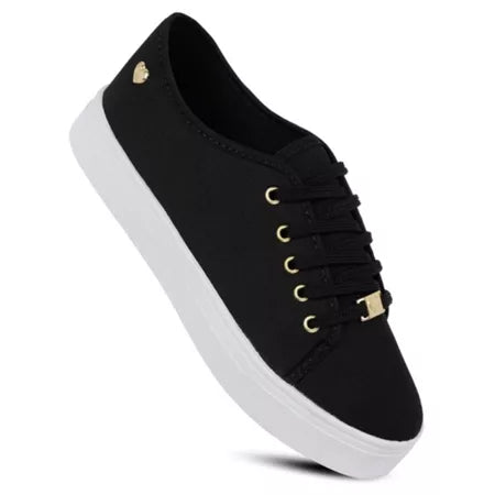 Tênis Feminino Ping Coração Casual Confortavel 02