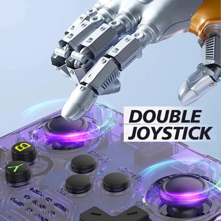 Console Portátil R36S + de 15.000 Jogos Vídeo Game 64g Linux Tela IPS 3.5 Polegadas