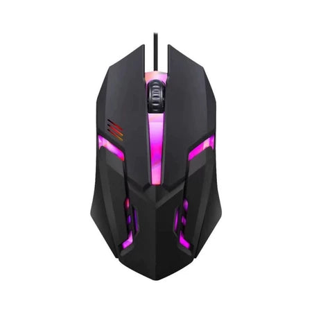 Kit Teclado Semi Mecânico + Mouse Gamer 3200dpi Rgb Led M300