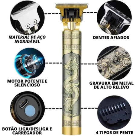 Kit --Barbeador-cuidados masculinos e de pelos Maquina cortar cabelo