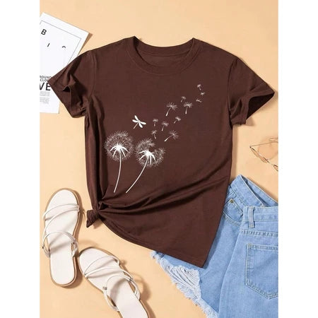 Camisetas Lindas T-shirts Estampadas Femininas Blusas