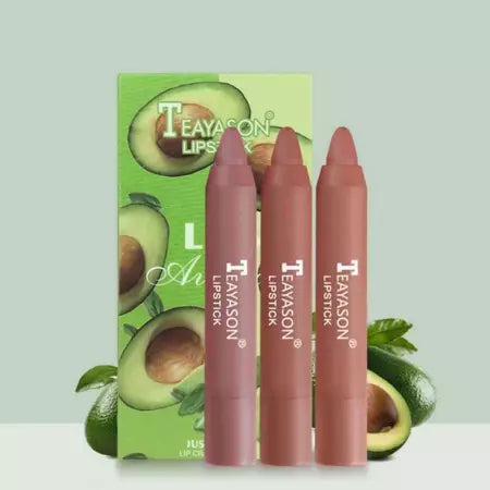 Conjunto De Batom De Longa Duração Com 3 Pacotes : Copo Antiaderente , Brilho Labial Hidratante , Tons Nus